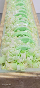 Sparkling Lime Decorative Shimmer Soap Bar