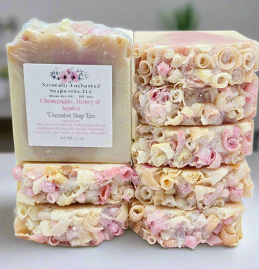 Champagne Honey & Apples Decorative Shimmer Soap Bar