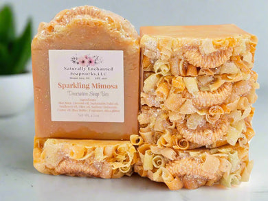 Sparkling mimosa Decorative Shimmer Soap Bar