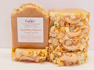 Sparkling mimosa Decorative Shimmer Soap Bar