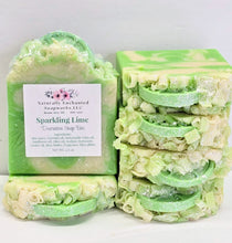 Sparkling Lime Decorative Shimmer Soap Bar