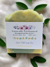 Pineapple Paradise Goat Milk Soap Bar Natural Artisan Soap Bar