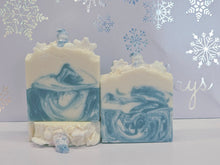 Snowman Soap Bar, Christmas theme Decorative Holiday Soap for gift giving, Stocking stuffer