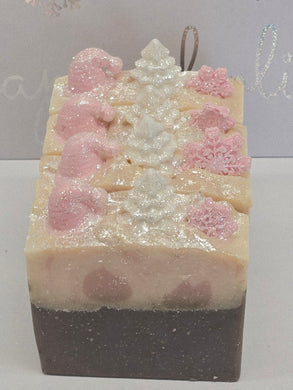 Holiday Scented Soap Bar, Decorative Soap for gift giving, Stocking stuffer