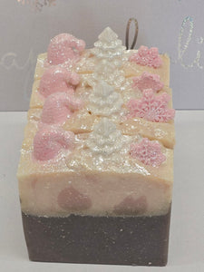Holiday Scented Soap Bar, Decorative Soap for gift giving, Stocking stuffer