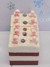 Candy Cane Scented Soap Bar, Decorative Holiday Soap for gift giving, Stocking stuffer