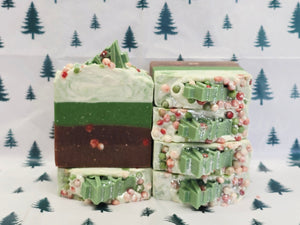 Christmas! Humbug! Scented Soap Bar, Decorative Holiday Soap for gift giving, Stocking stuffer