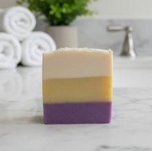 Lavender Lemon Scented Soap Bar Natural Artisan Goat Milk Soap Bar