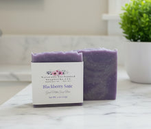 Goat Milk Blackberry Sage Scented Soap Bar Natural Artisan Soap Bar