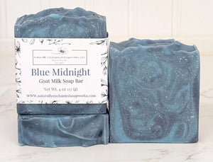 Blue Midnight Goat milk Soap Bar