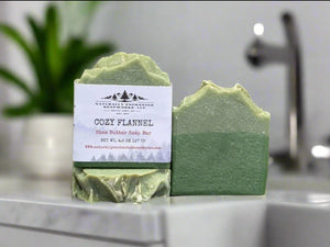 Cozy Flannel type Natural Handmade soap bar