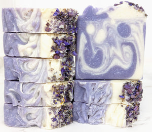 Lavender Soap Bar, Lavender, Coconut Milk & Sea Salt Natural handmade soap bar scented with essential oil