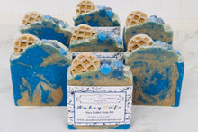 Decorative soap bars made with shimmering glitter tops Beautiful Handcrafted Artisan Soaps