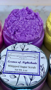 Thick & Creamy Whipped Sugar Scrub You Pick Scent, Body Exfoliant