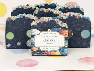 Decorative soap bars made with shimmering glitter tops Beautiful Handcrafted Artisan Soaps