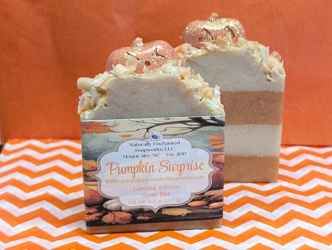 Pumpkin Surprise Soap Bar Decorative Halloween Fall soap bar