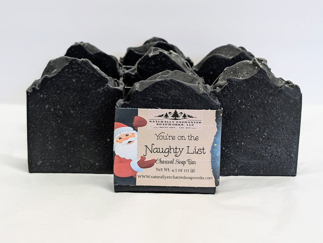 Christmas Soap Bar, You're on the Naughty List Fun Soap Gift, Stocking Stuffer