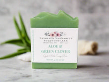 Aloe & Green Clover Clean Scent Goat Milk Soap Bar