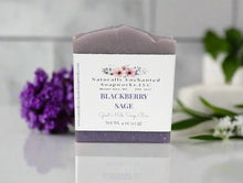Goat Milk Blackberry Sage Scented Soap Bar Natural Artisan Soap Bar