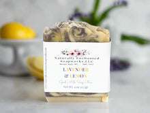 Lavender Lemon Scented Soap Bar Natural Artisan Goat Milk Soap Bar