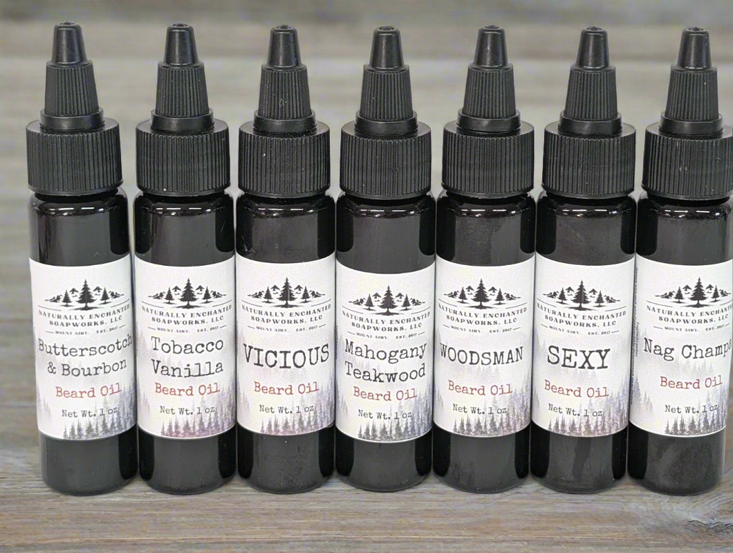 Beard Oil, Men's facial hair care oil