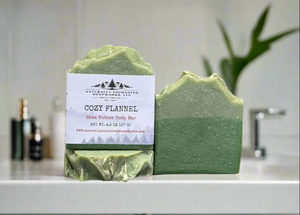 Cozy Flannel type Natural Handmade soap bar