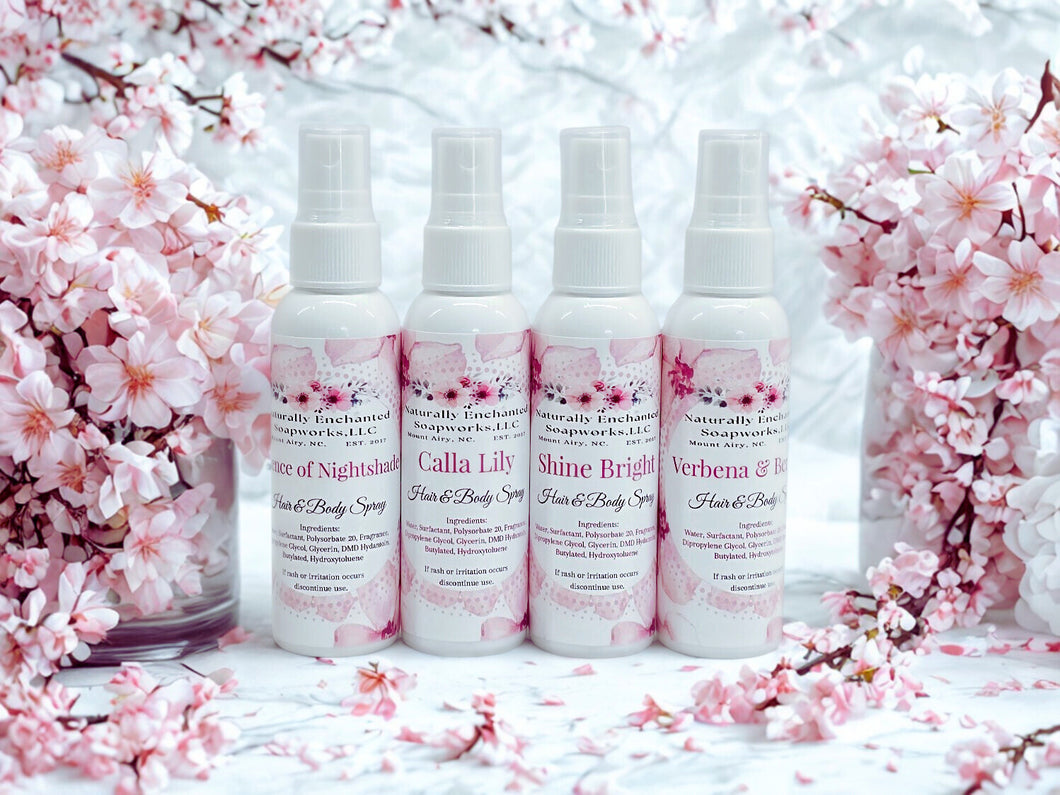 Fragranced Spray for Body & Hair