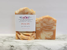 Peachy Goat Milk Soap Bar Natural Artisan Soap Bar