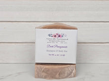 Solid Shampoo Soap Bar Dark Pomegranate Shampoo Bar, Shampoo & Body Bar