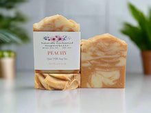 Peachy Goat Milk Soap Bar Natural Artisan Soap Bar