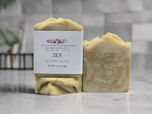 ZEN Goat Milk Soap Bar Natural Artisan Soap Bar