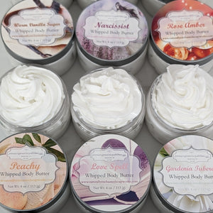 Whipped body butter, Over 60 scents to choose from, Double Butter body lotion