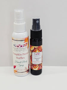 Fragranced Spray for Body & Hair Dessert scents