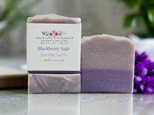 Goat Milk Blackberry Sage Scented Soap Bar Natural Artisan Soap Bar